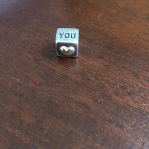 Retired Pandora I Love you Charm